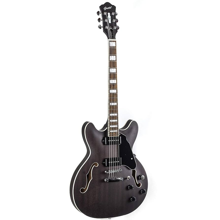 Amazon.com: GROTE Electric Guitar Semi-Hollow Body Guitar